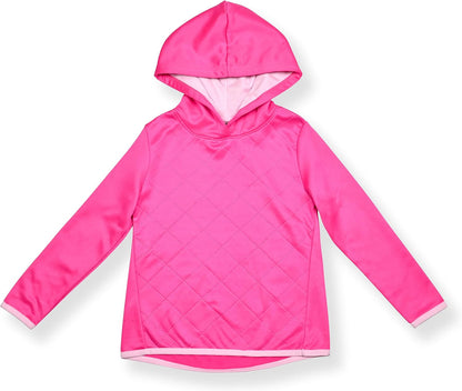 Girls Leggings and Fleece Hooded Sweatshirt Hoodie 2 Piece Set
